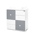 CUPBOARD NEW white/stone grey - Variant A